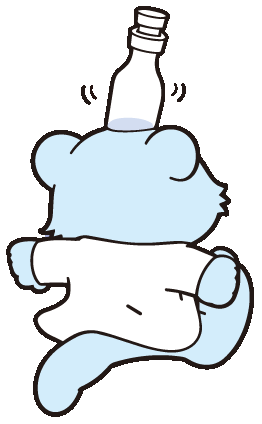 回っているラボテックマのイラスト